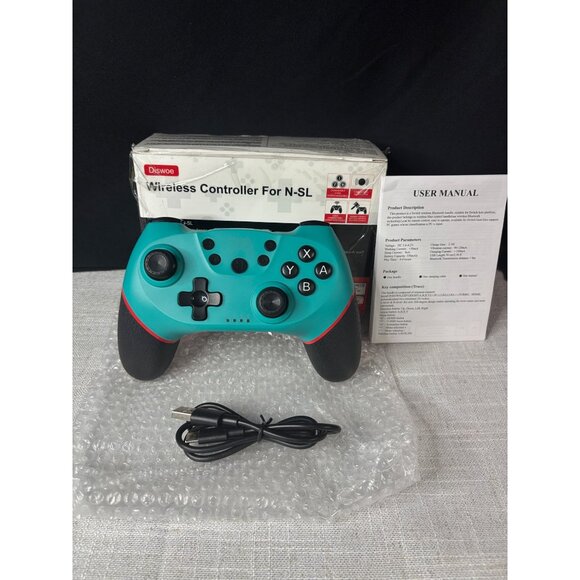 Diswoe Wireless Controller For N-SL Video Games Bluetooth Rechargeable Gamepad W - Picture 1 of 3